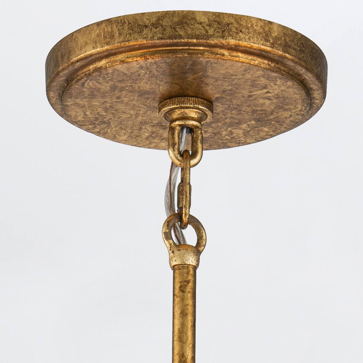 Elstead Kristy 3 Light Gold Chandelier