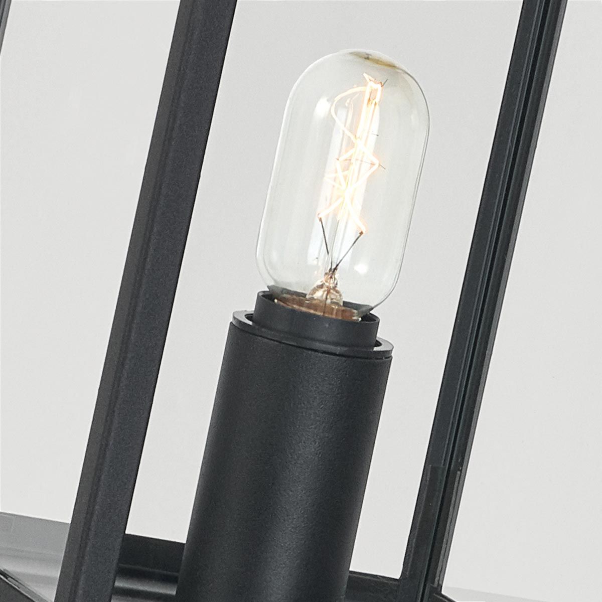 Lofoten Black Outdoor Pillar Light