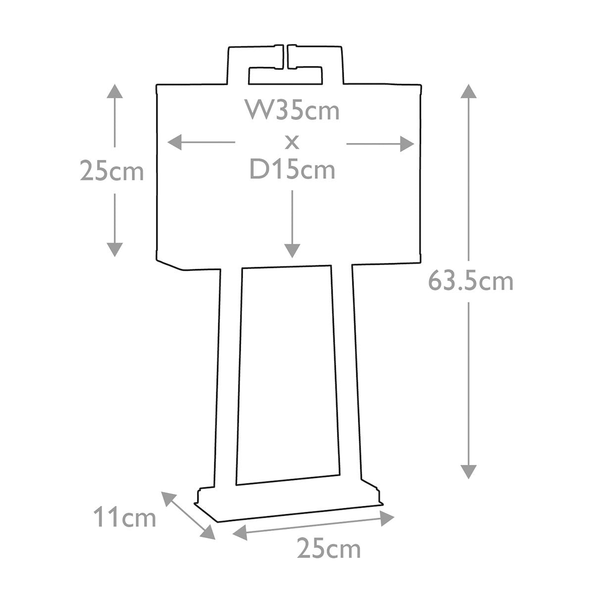 Magro 1 Light Polished Nickel Table Lamp Elstead Lighting