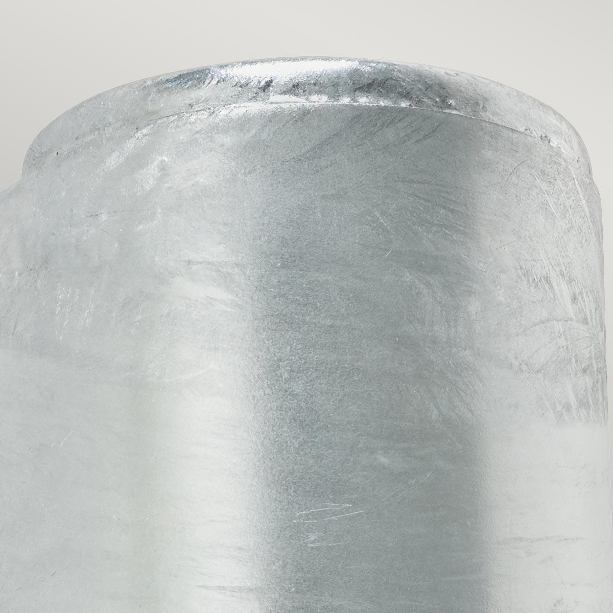 Norlys Mandal 2 Light Up/Down Outdoor Wall Light Galvanized