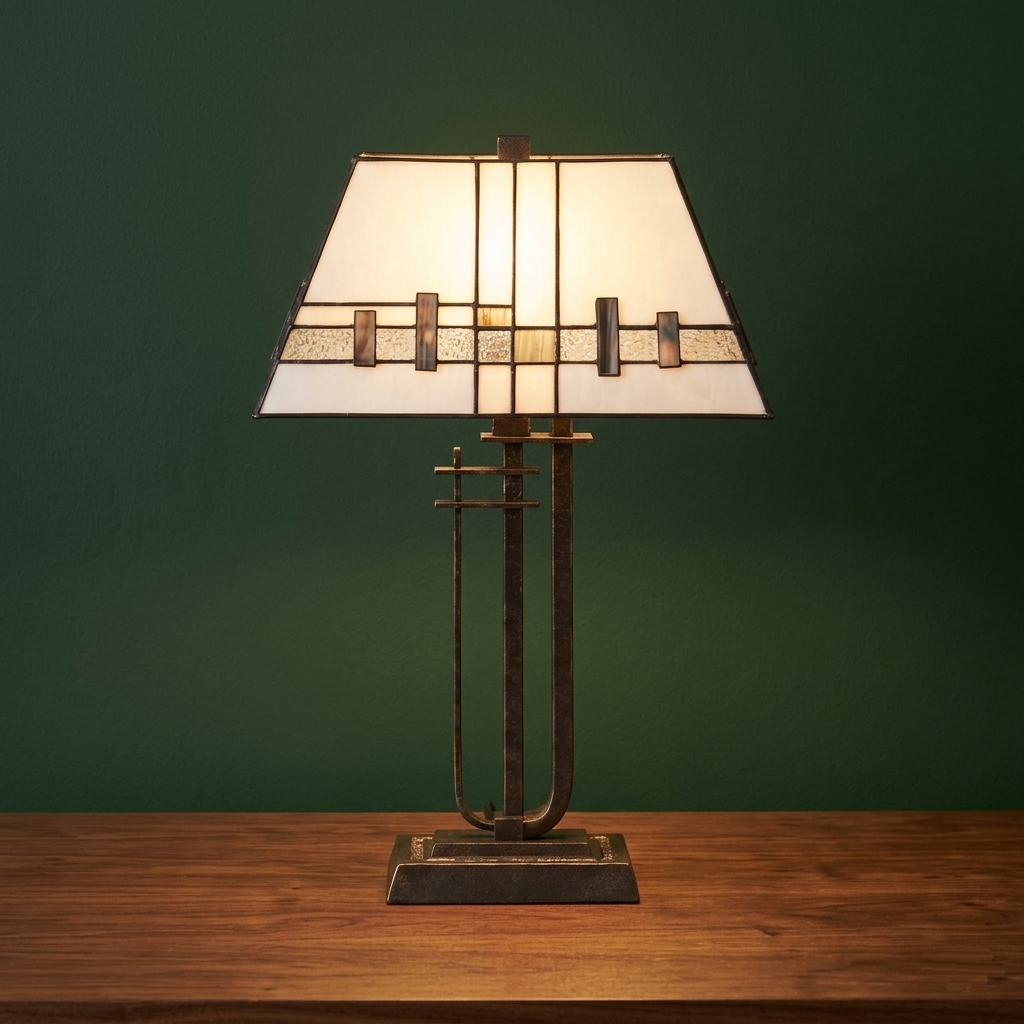 Oaks Lighting Mardian Tiffany Table Lamp