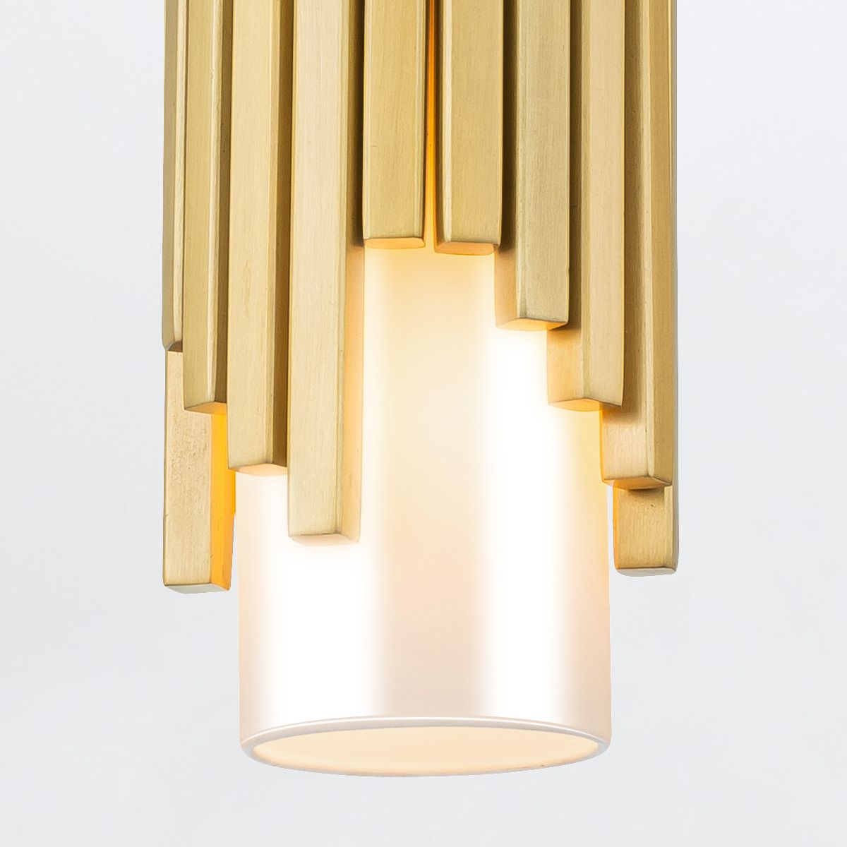 Elstead Marvele Flush or Pendant Duel Mount Brass Ceiling Light