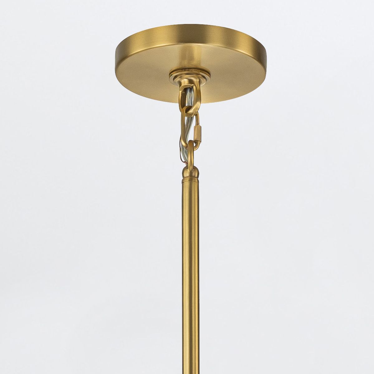 Elstead Marvele 10 Light Brass Art Deco Chandelier