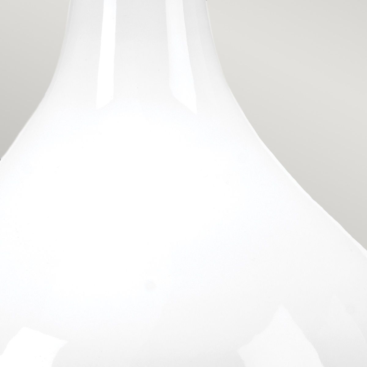 Milo White Ceramic Table Lamp with Silver Geometric Pattern Shade