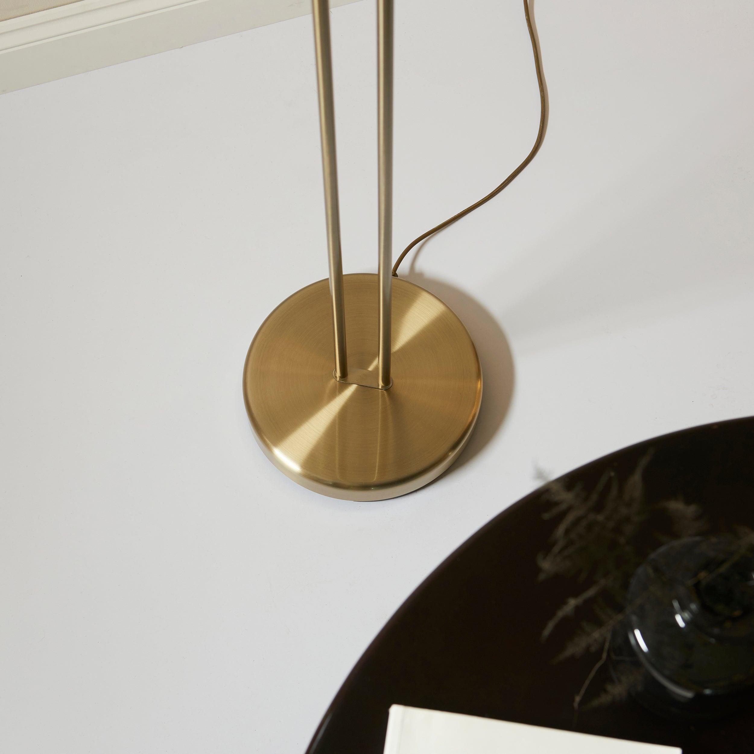 monaco antique nickel finish and opal glass floor lamp by Endon Lighting Hallway Lighting Ideas