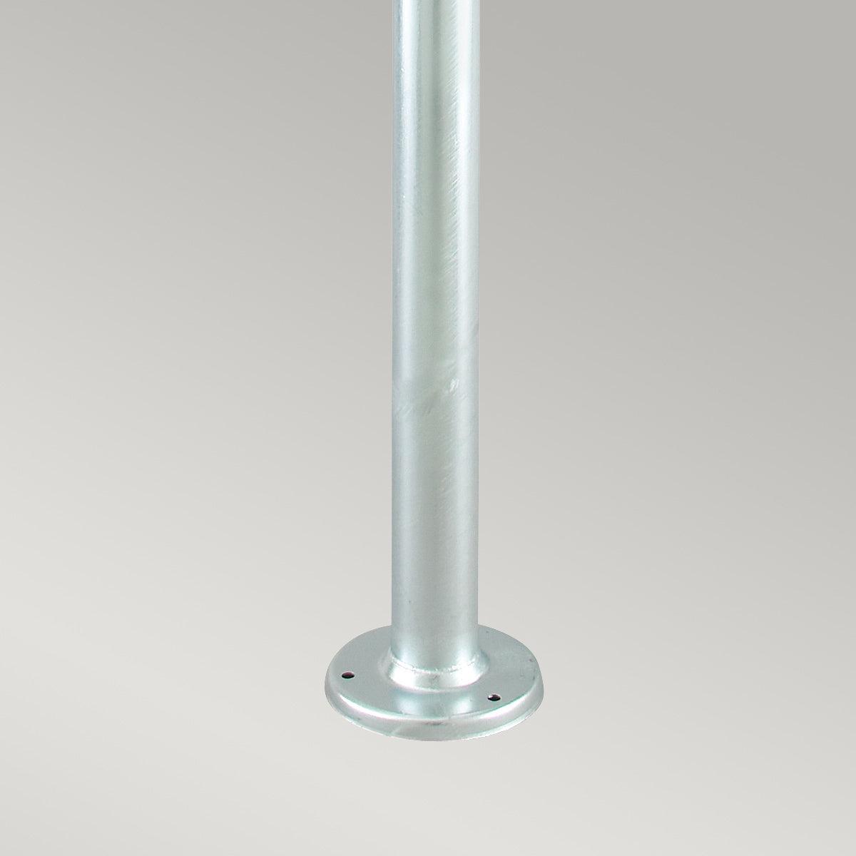 Norlys Oslo 2 Light Galvanized Outdoor Lamp Post