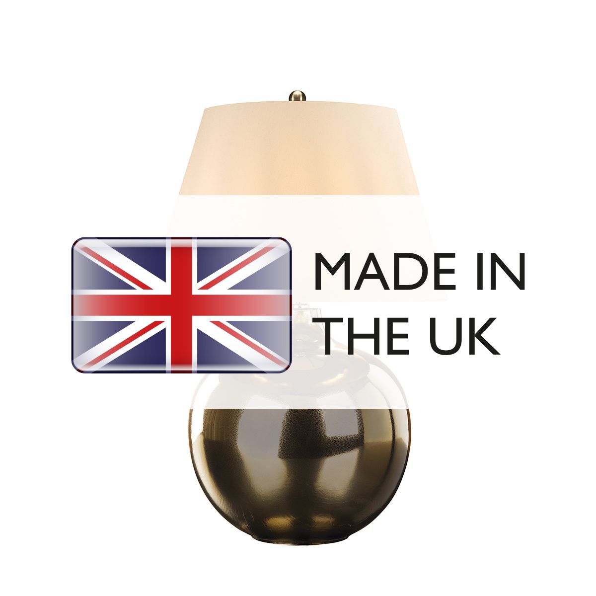 Ottoman Ceramic Table Lamp - Ivory shade