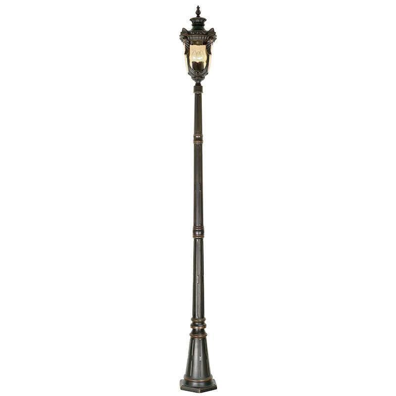 Philadelphia Old Bronze Large Outdoor Lamp Post Lantern-warehouse-clearance-270826