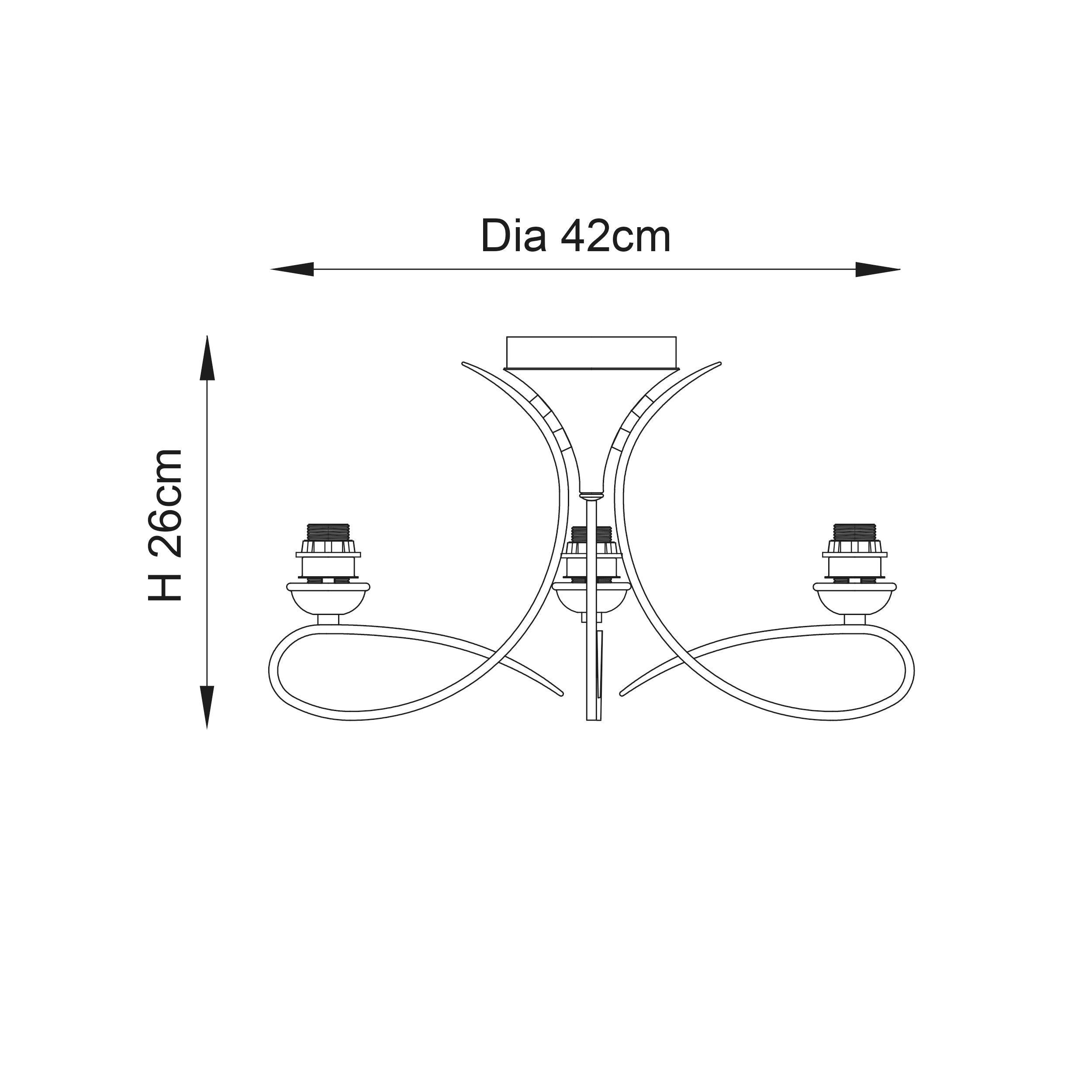 Traditional Flush & Semi Flush Ceiling Lights - Penn 3 Light Polished Nickel Finish Semi-Flush Light CA7P3N Living Room Image 3