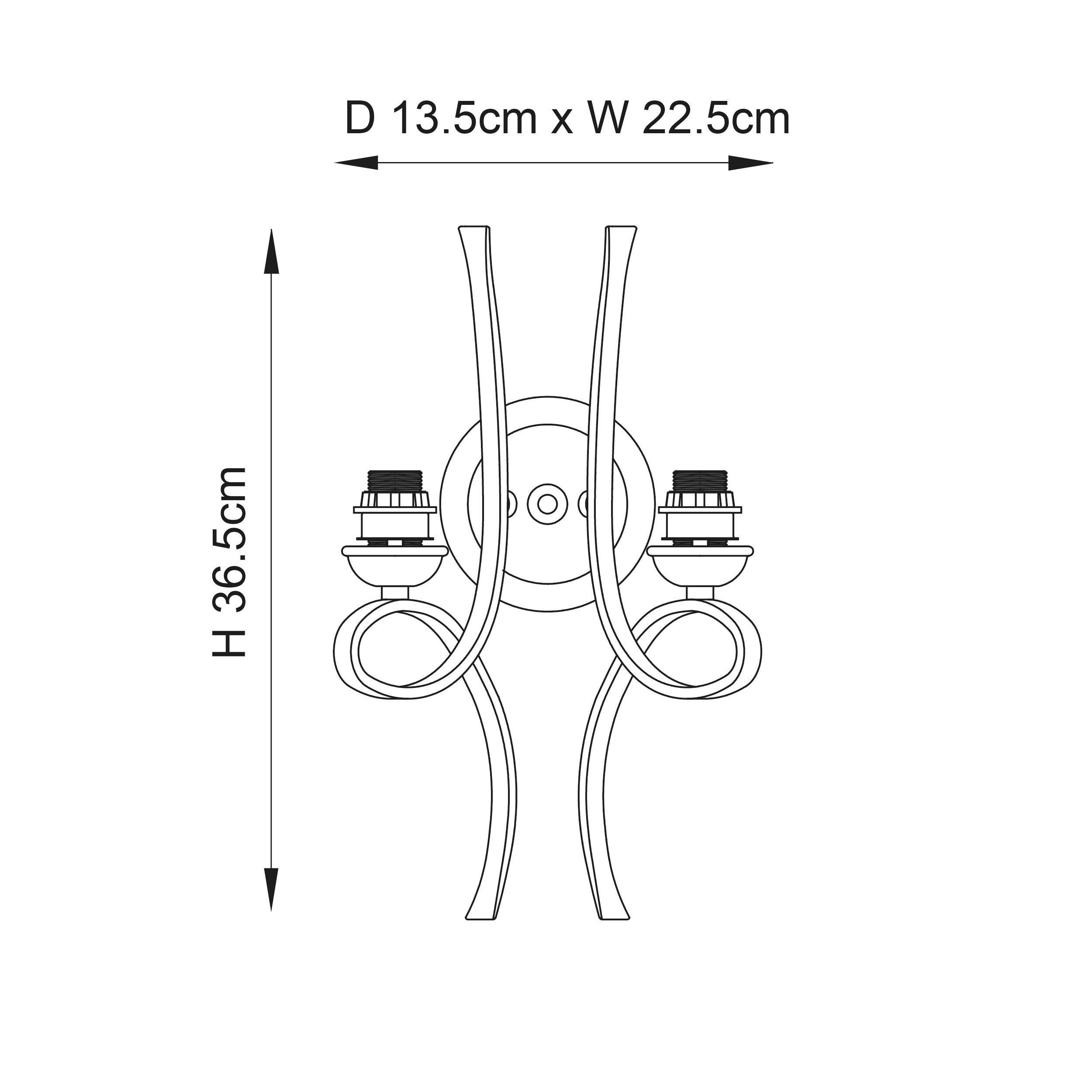 penn brushed brass wall light