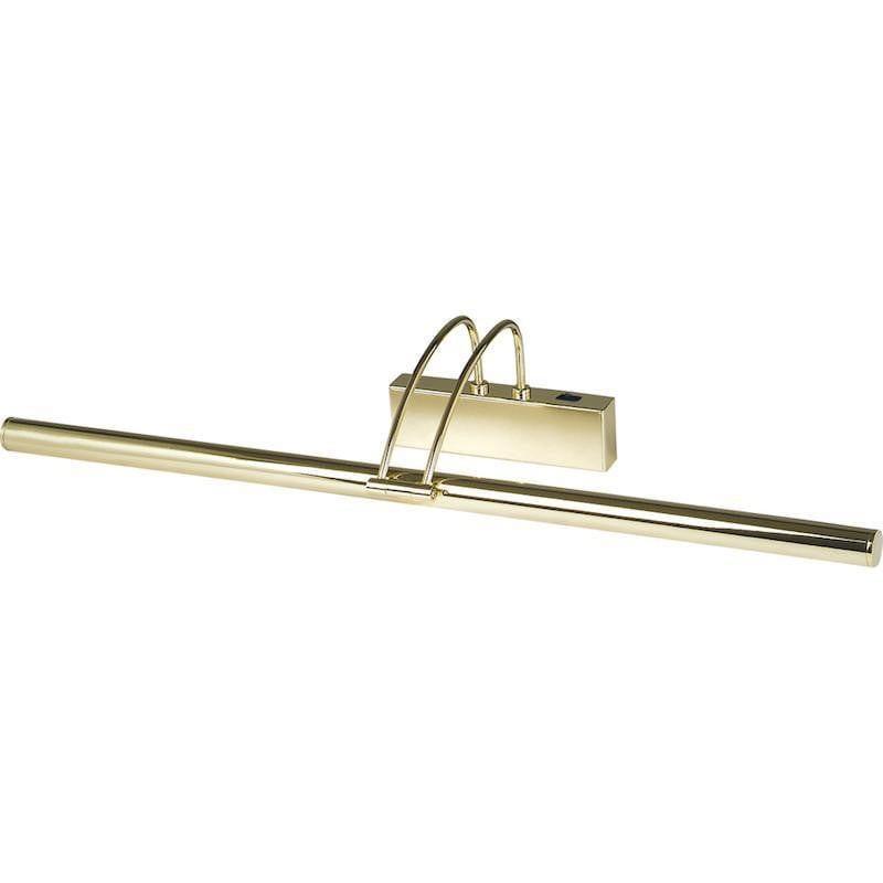 Searchlight Brass Slimline Picture Light With Adjustable Head-OPEN-BOX