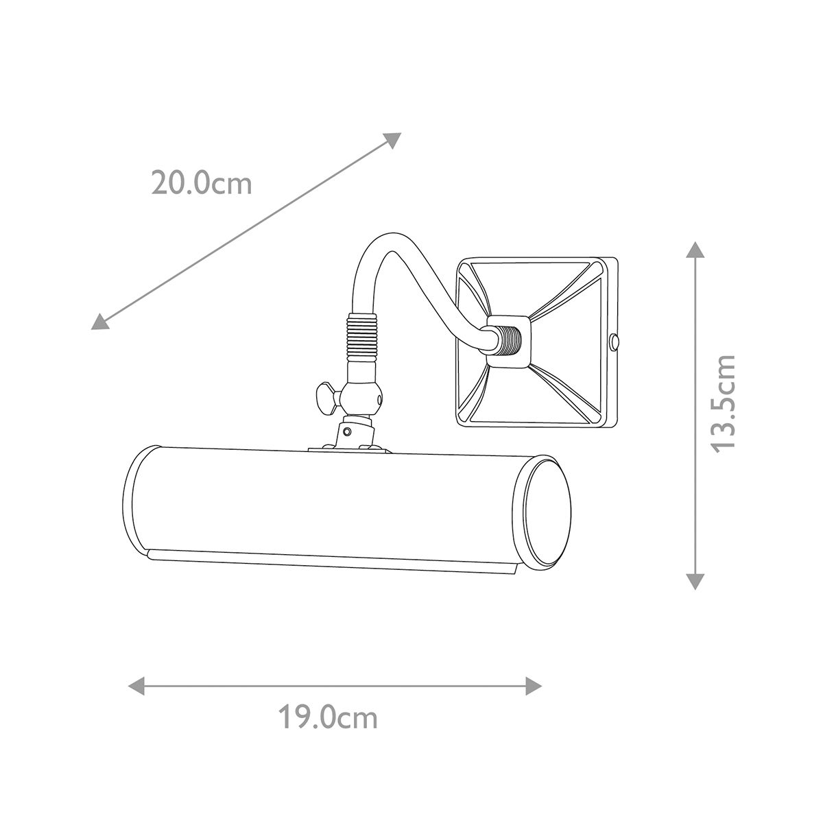 Black 1 Light Picture Light Elstead Lighting