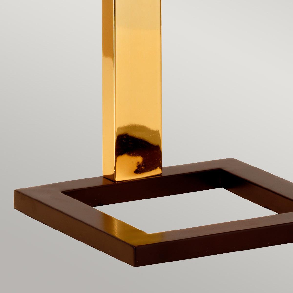 Elstead Plein 1 Light Polished Gold Table Lamp