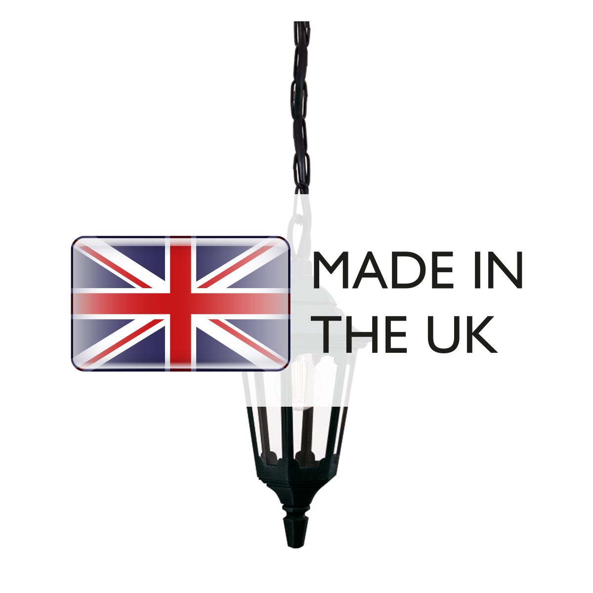 Parish Black Outdoor Mini Chain Lantern