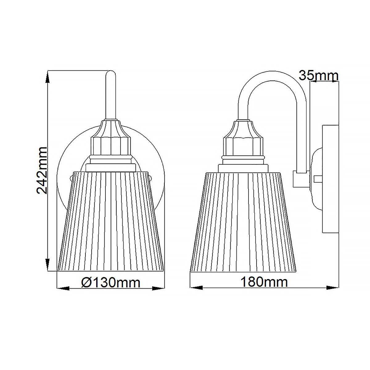 Addison Polished Chrome Bathroom Wall Light-warehouse-clearance-220526