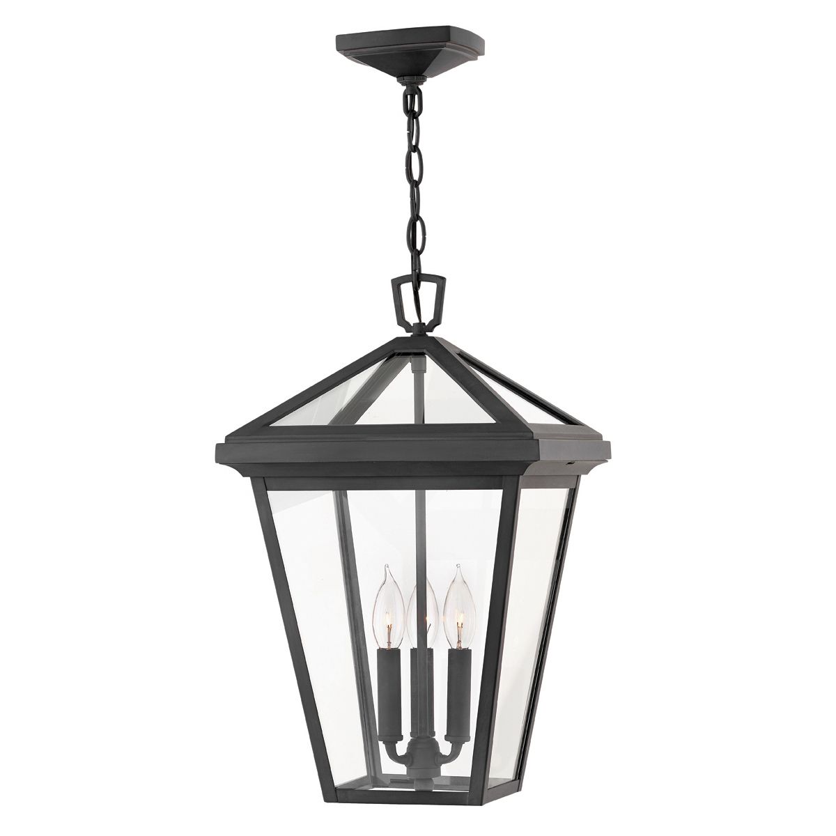 Alford Place 3 Light Large Chain Lantern By Quintiesse Lighting QN-ALFORD-PLACE8-L-MB
