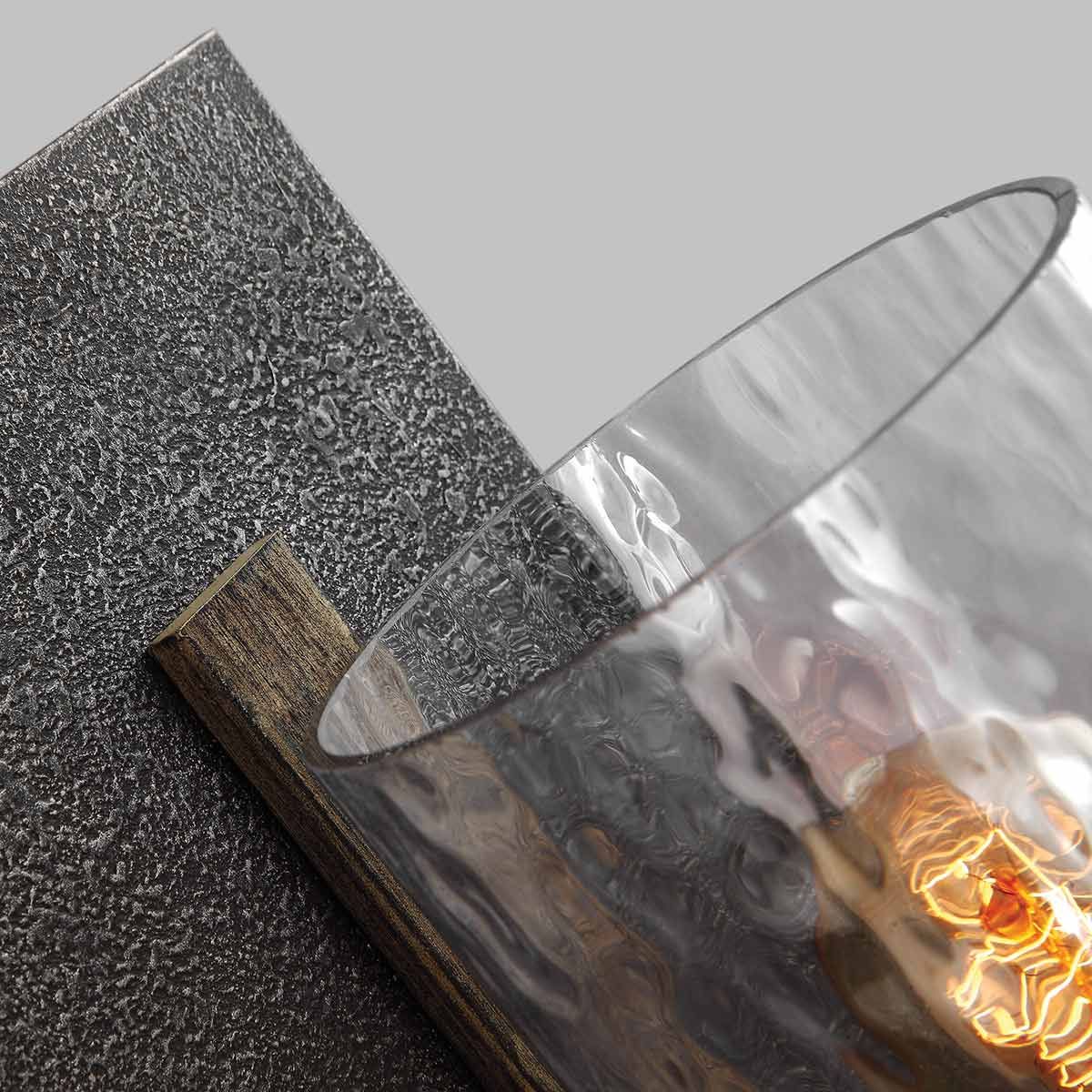 Angelo 1 Light Metal & Wood Wall Light