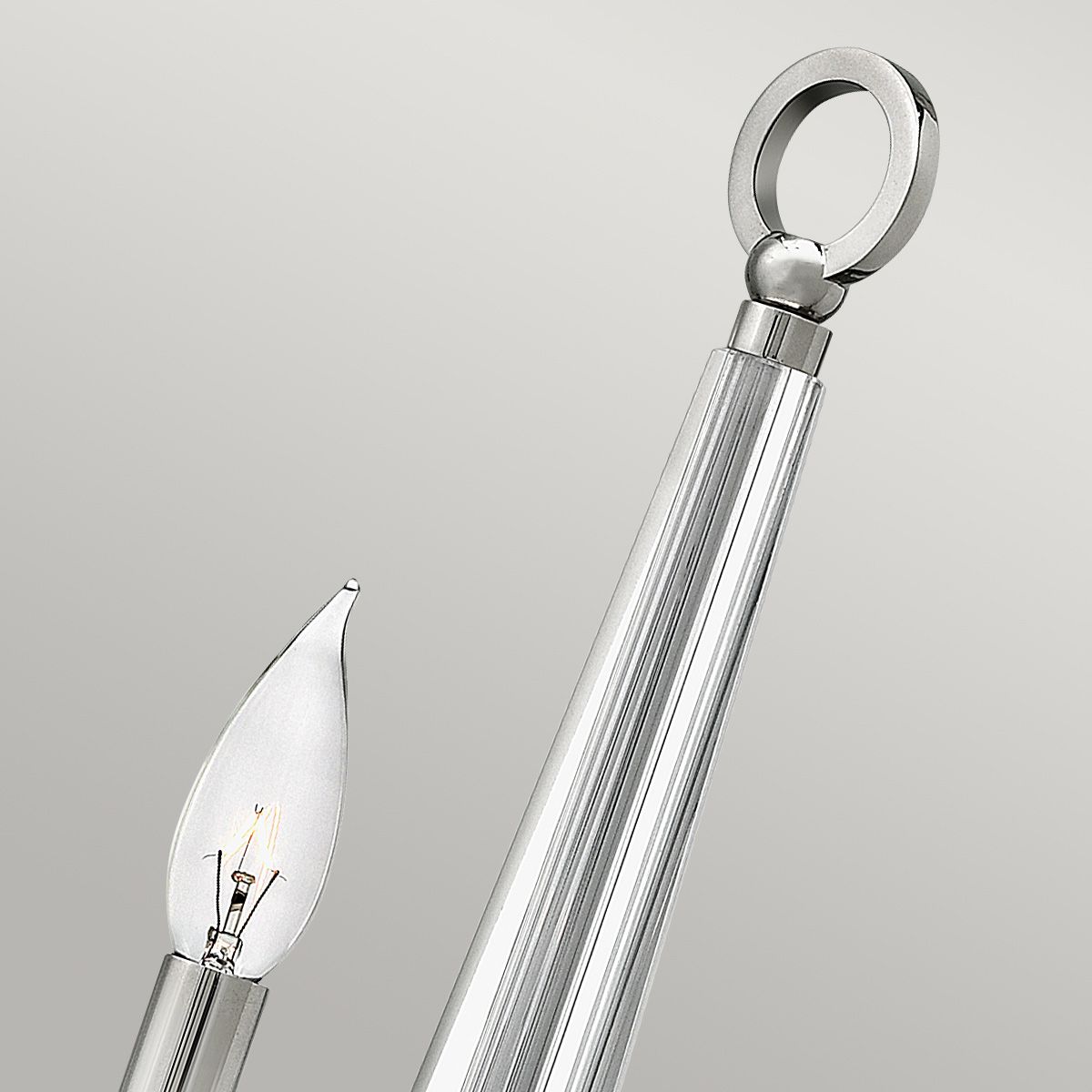 Ascher Polished NIckel Wall Light