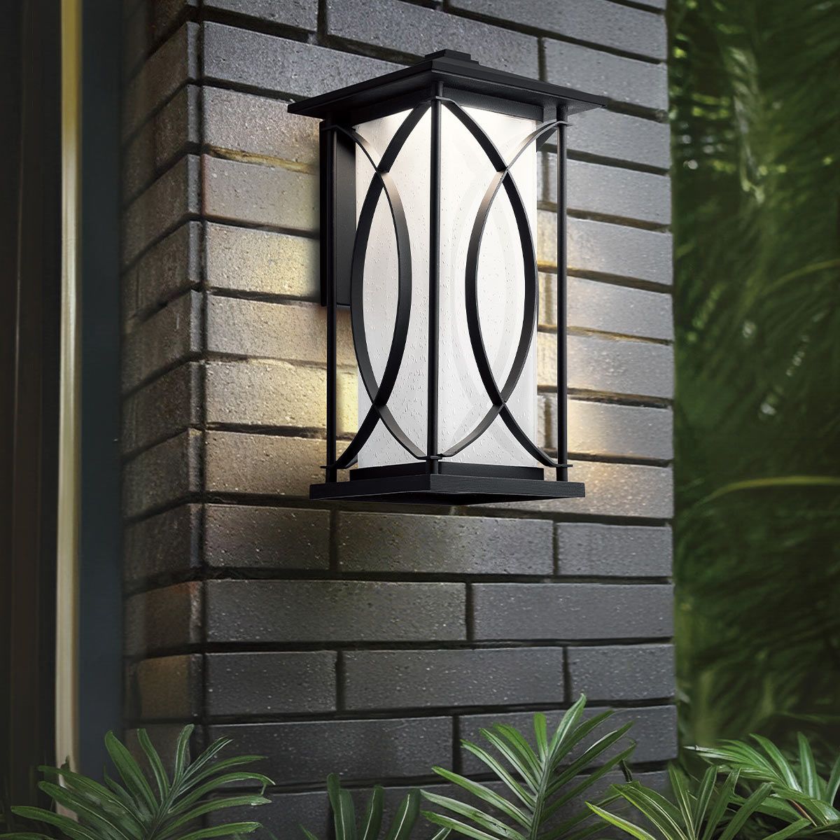 Ashbern 1 Light Large Outdoor Wall Lantern