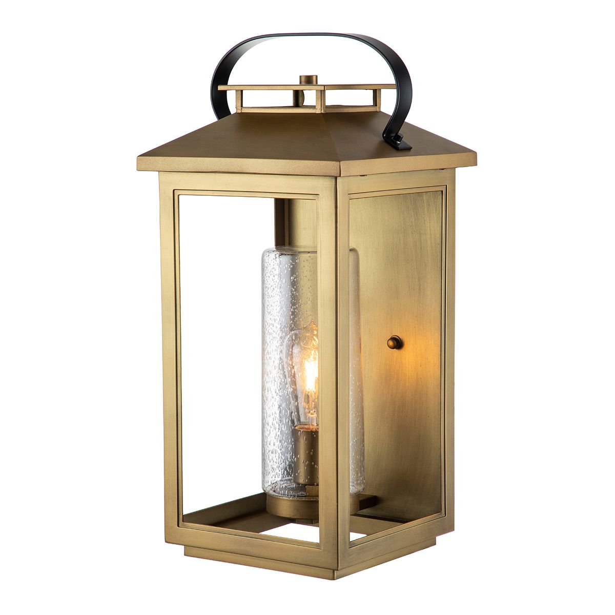 Atwater 1 Light Large Brass Outdoor Wall Lantern QN-ATWATER-L-PDB by Hinkley