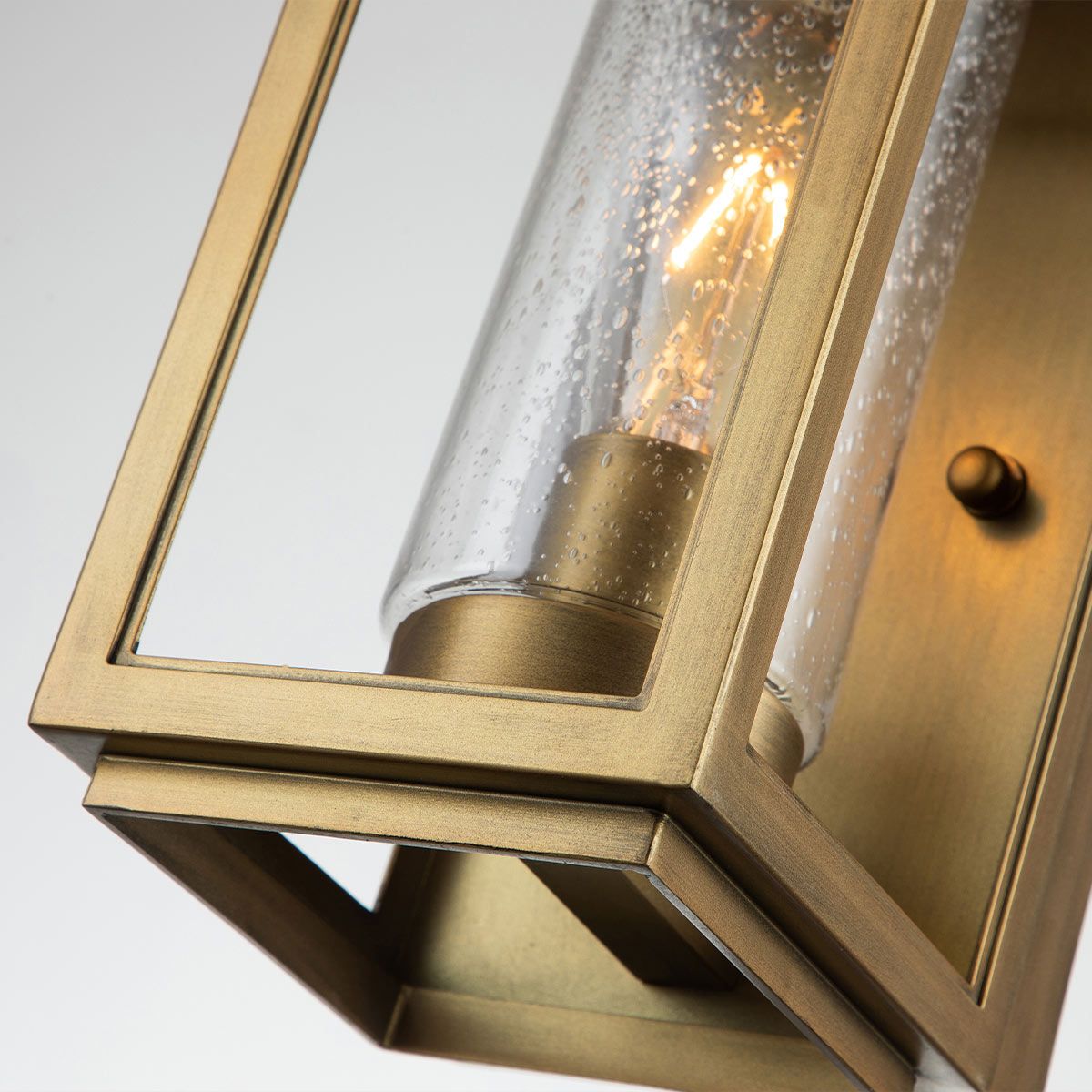 Atwater 1 Light Small Brass Outdoor Wall Lantern