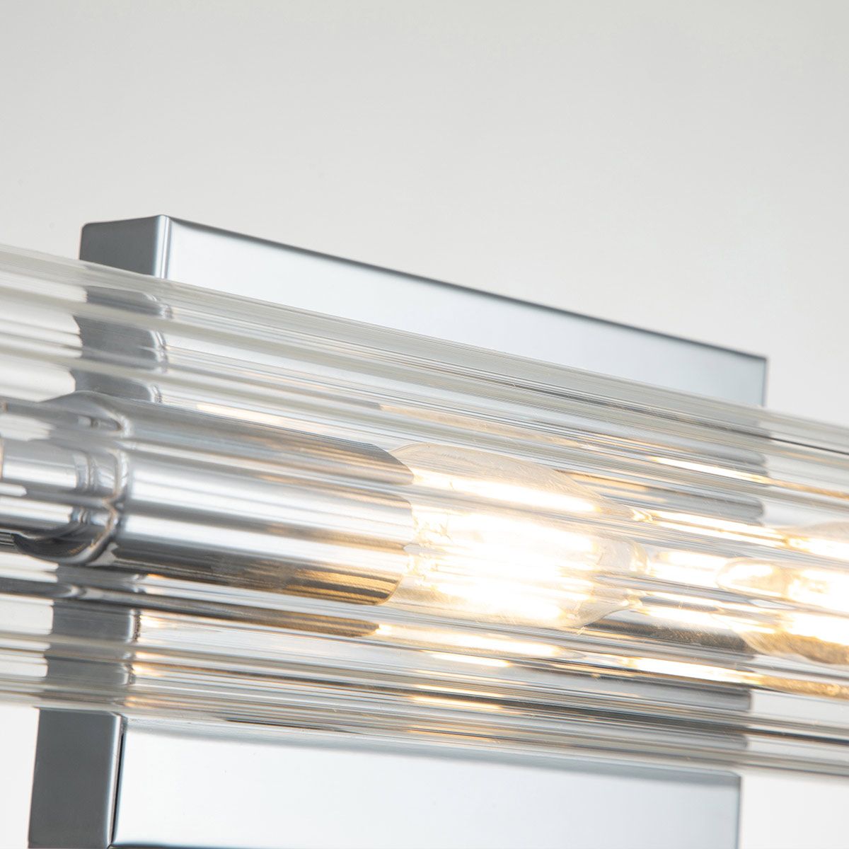 Azores 4 Light Polished Chrome Bathroom Wall Light