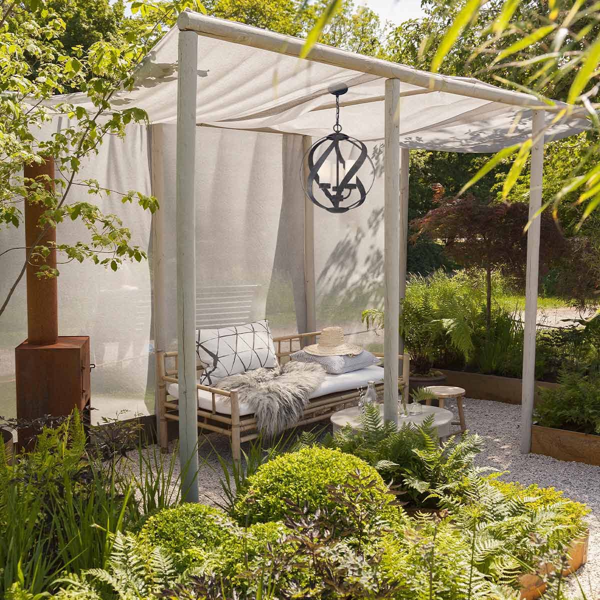 Blacksmith 3 Light Outdoor Chandelier