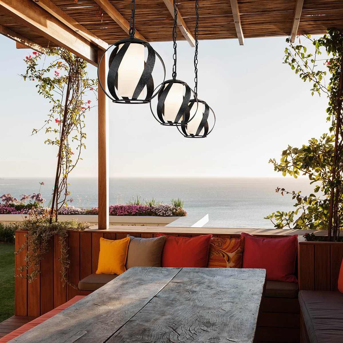 Blacksmith 1 Light Outdoor Pendant