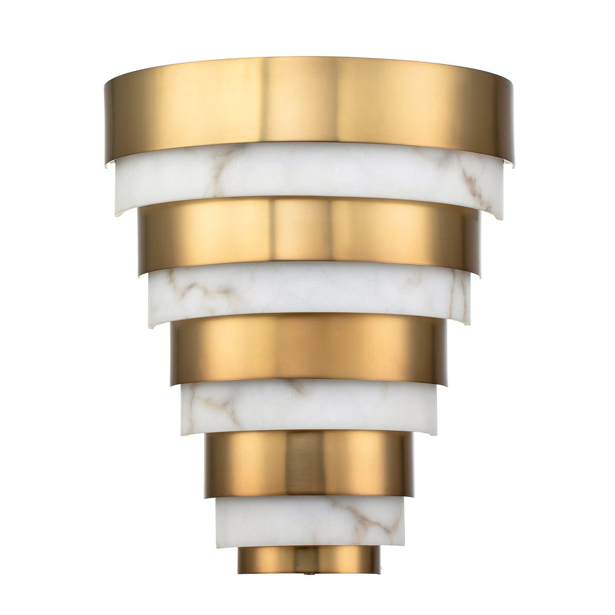 Echelon LED Brass Wall Light QN-ECHELON-W by Hinkley