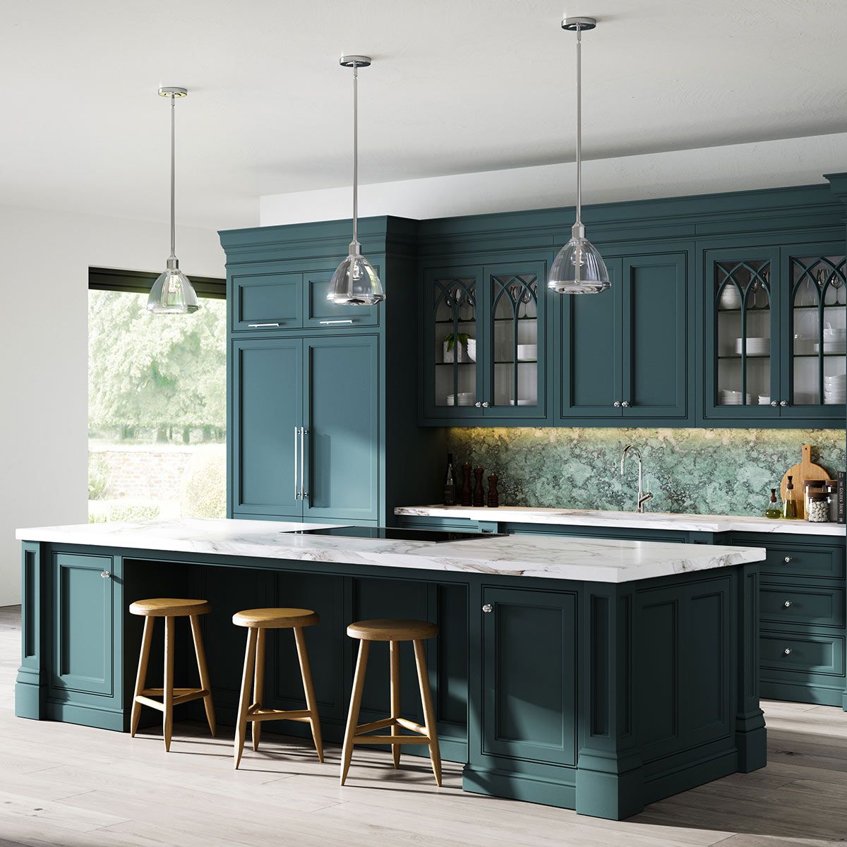 Elroy 1 Light Polished Nickel Ceiling Pendant Light