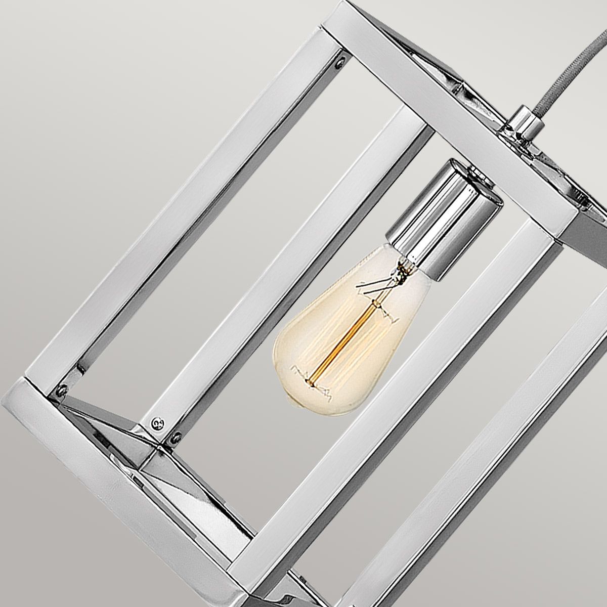 Ensemble 1 Light Polished Nickel Ceiling Pendant Light