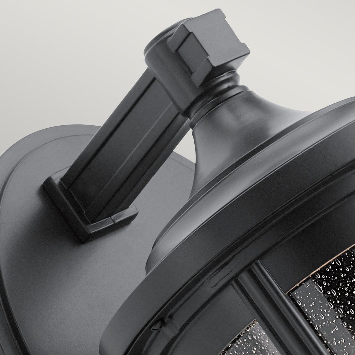 Fairfield 1 Light Large Black Outdoor Wall Lantern