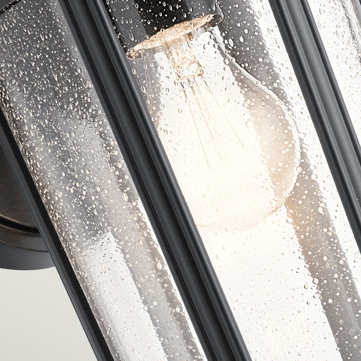 Fairfield 1 Light Large Black Outdoor Wall Lantern