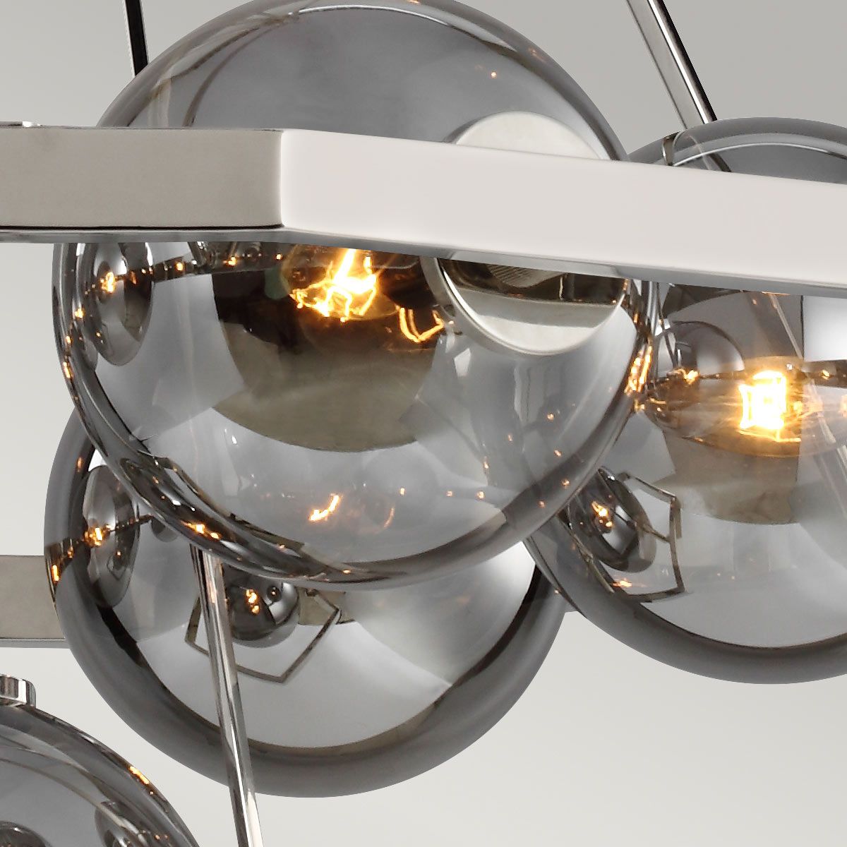 Harper 7 Light Polished Nickel Chandelier