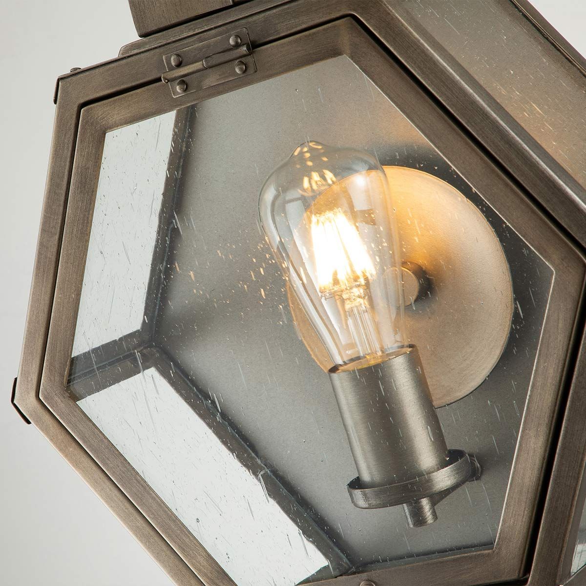 Heath 1 Light Medium Bronze Outdoor Wall Lantern