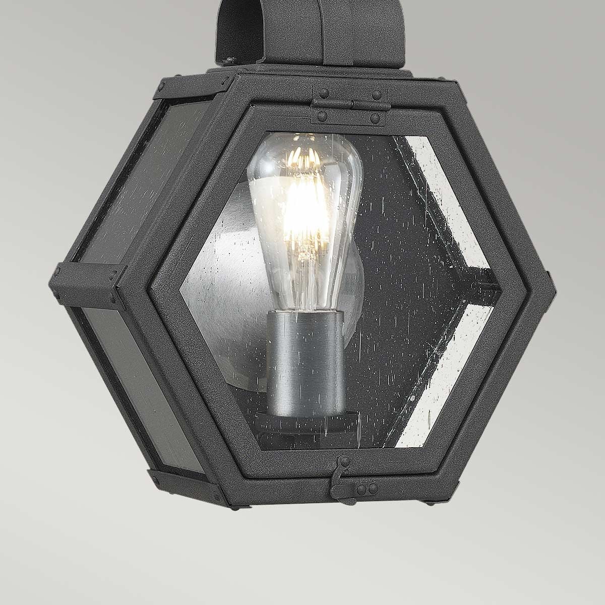 Heath 1 Light Small Black Outdoor Wall Lantern