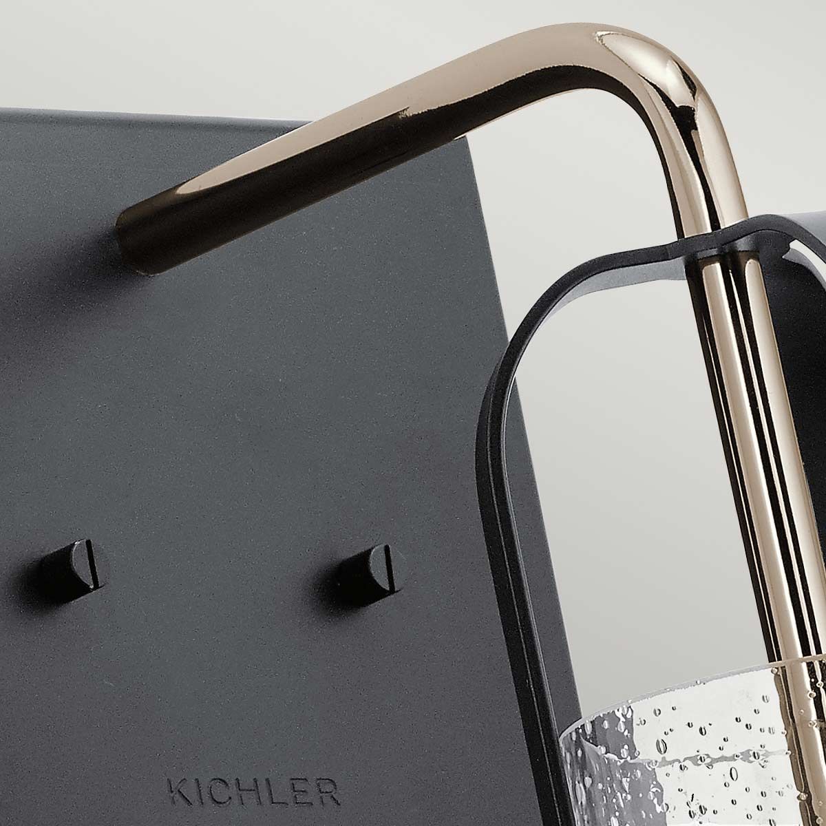 Kitner 1 Light Nickel Wall Light