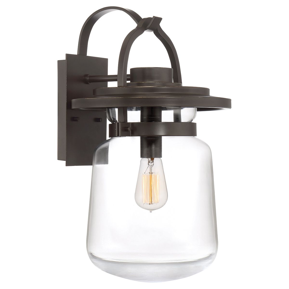 Lasalle 1 Light Large Bronze Outdoor Wall Lantern QN-LASALLE-L-WT by Quoizel