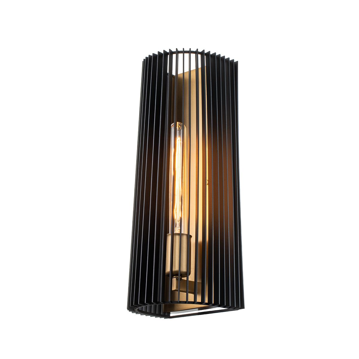 Linara 1 Light Modern Wall Light QN-LINARA1-BK by Kichler