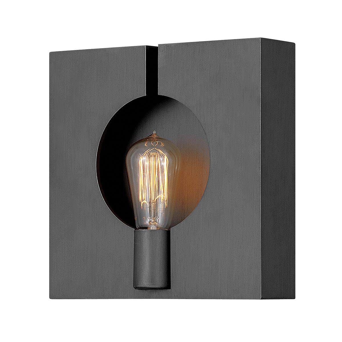 Ludlow 1 Light Brushed Graphite Modern Wall Light QN-LUDLOW1-GR by Lisa McDennon by Hinkley