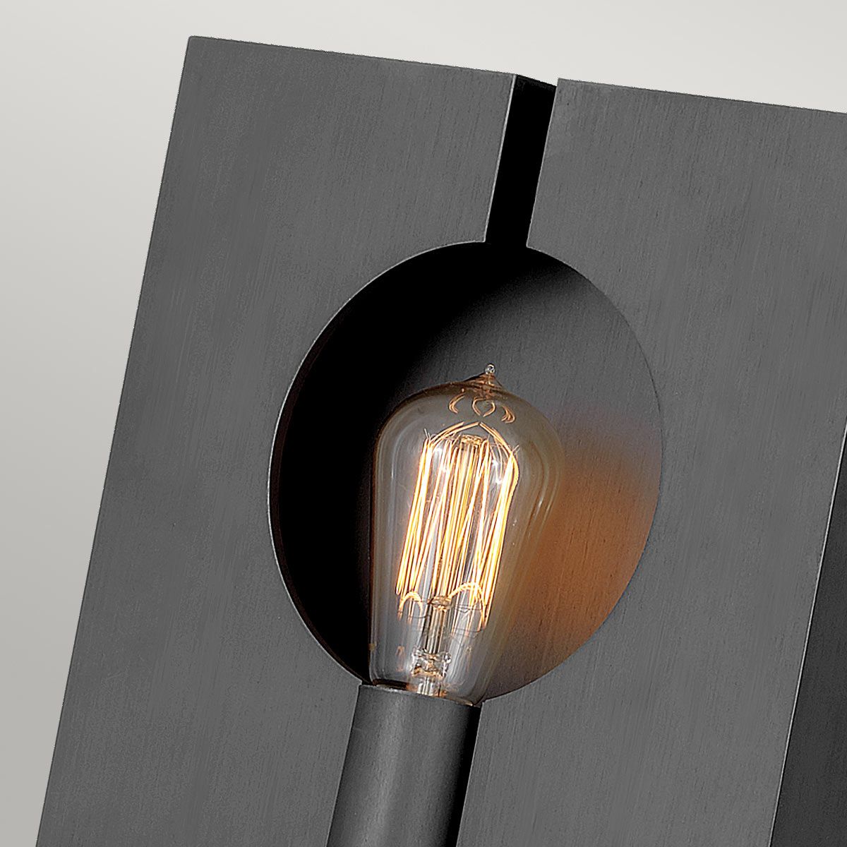 Ludlow 1 Light Brushed Graphite Modern Wall Light
