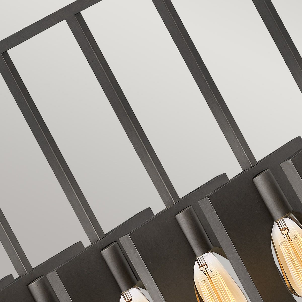 Ludlow 8 Light Brushed Graphite Ceiling Pendant Light