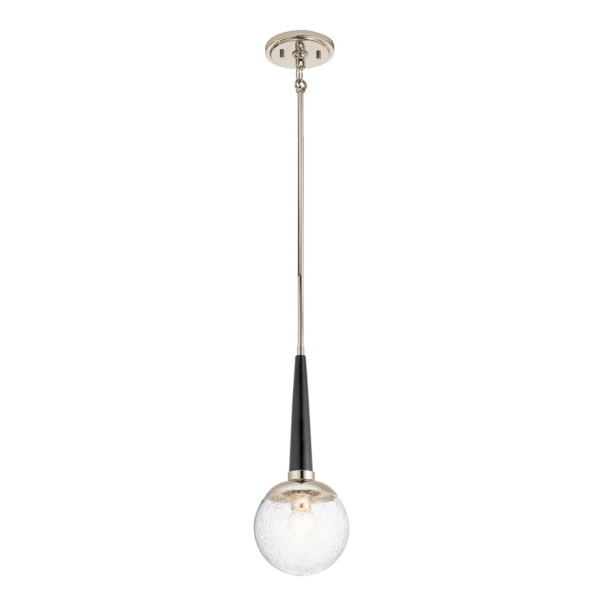 Marilyn 1 Light Polished NIckel Ceiling Pendant Light By Quintiesse Lighting QN-MARILYN-MP