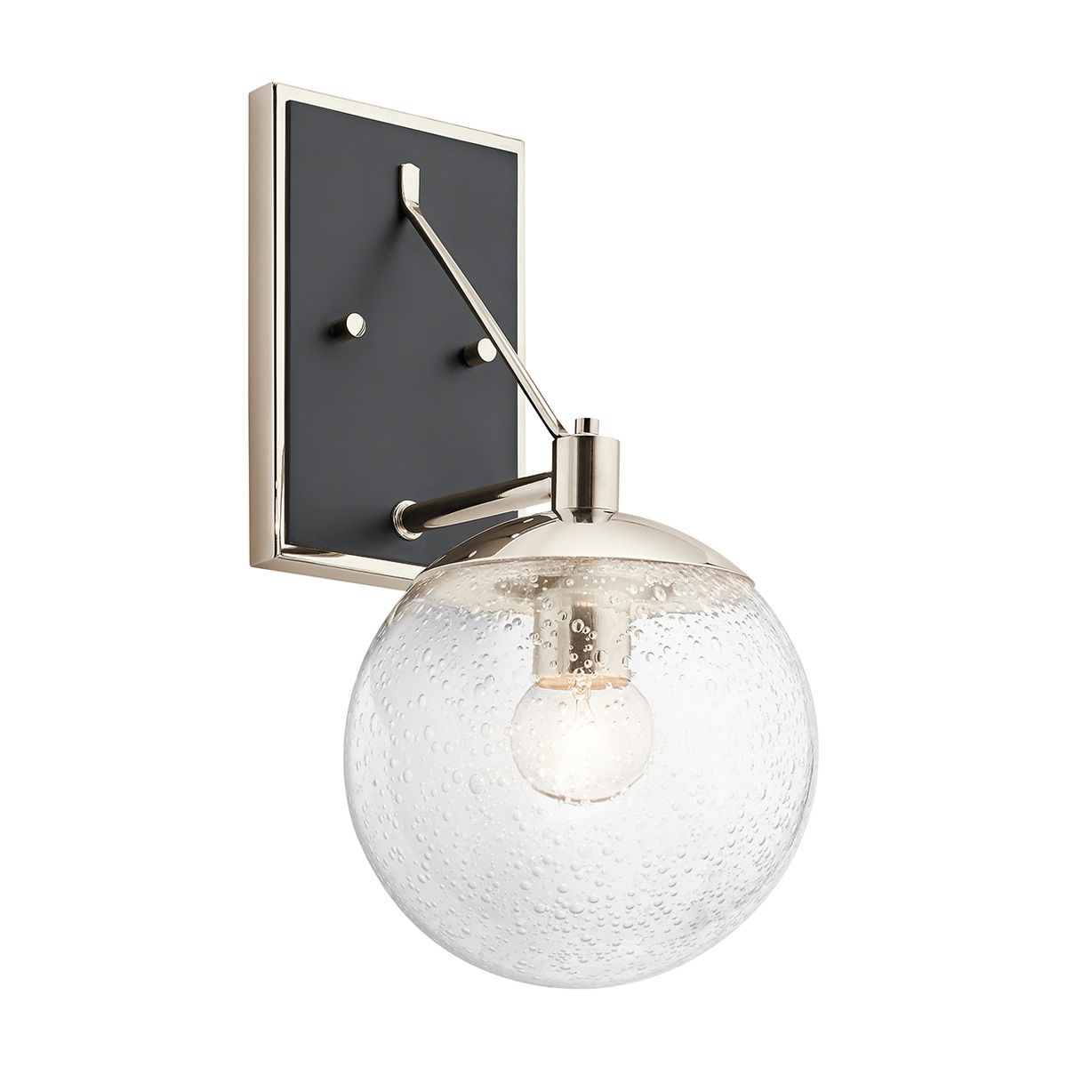 Marilyn 1 Light Polished NIckel Wall Light QN-MARILYN1 by Kichler