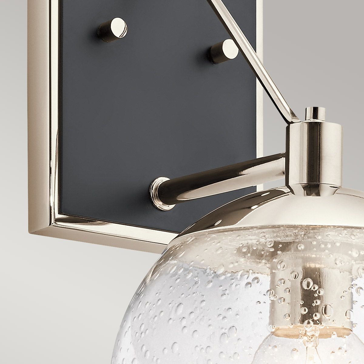 Marilyn 1 Light Polished NIckel Wall Light