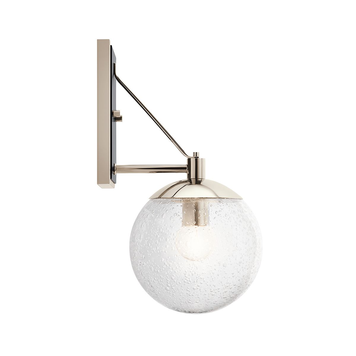 Marilyn 1 Light Polished NIckel Wall Light