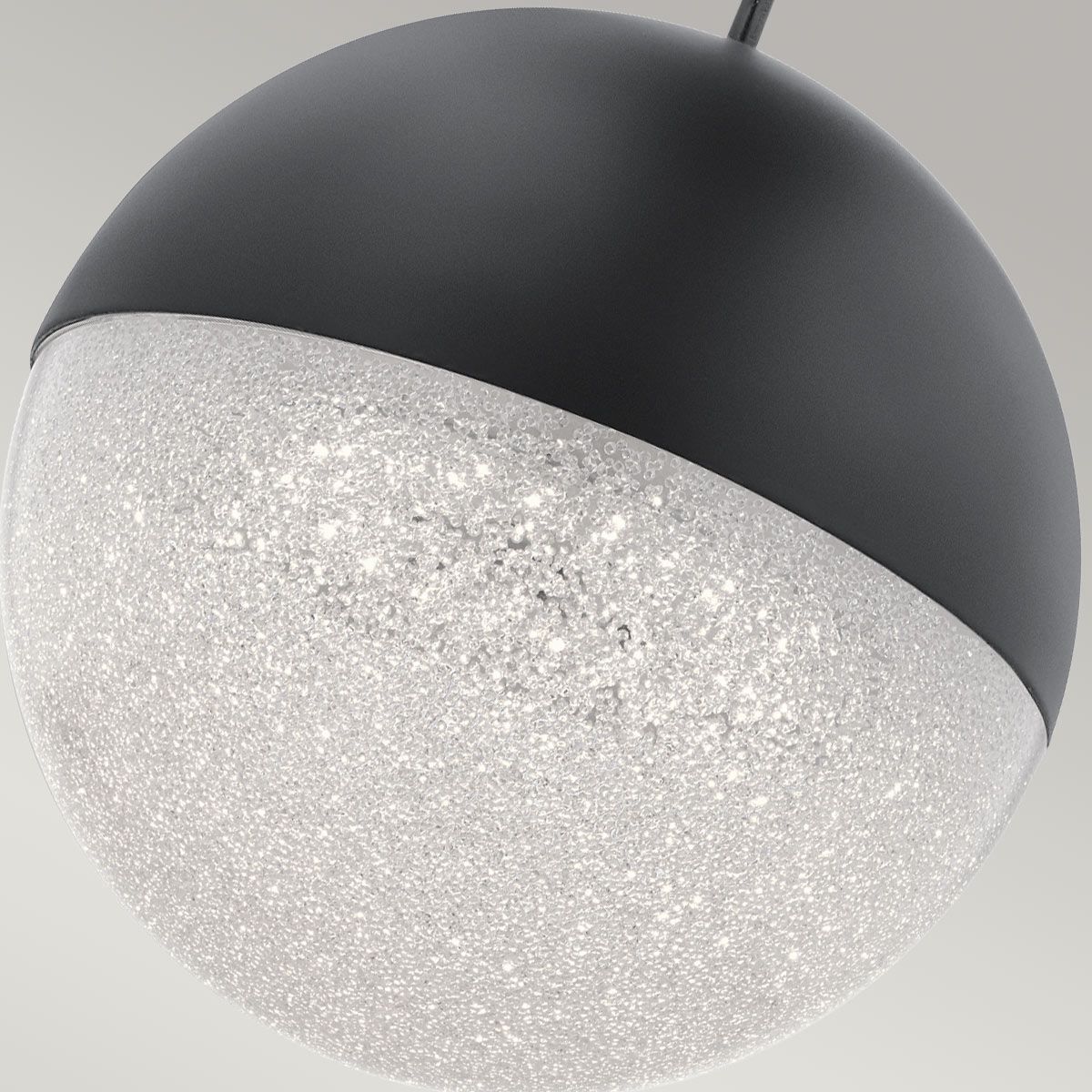 Moonlit LED Mini Black Ceiling Pendant Light