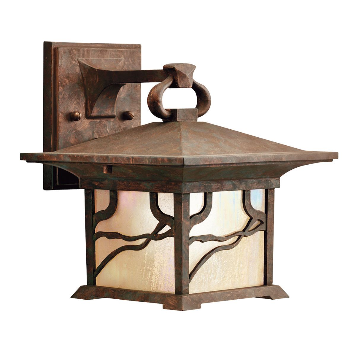 Morris 1 Light Medium Copper Outdoor Wall Lantern QN-MORRIS-M by Kichler