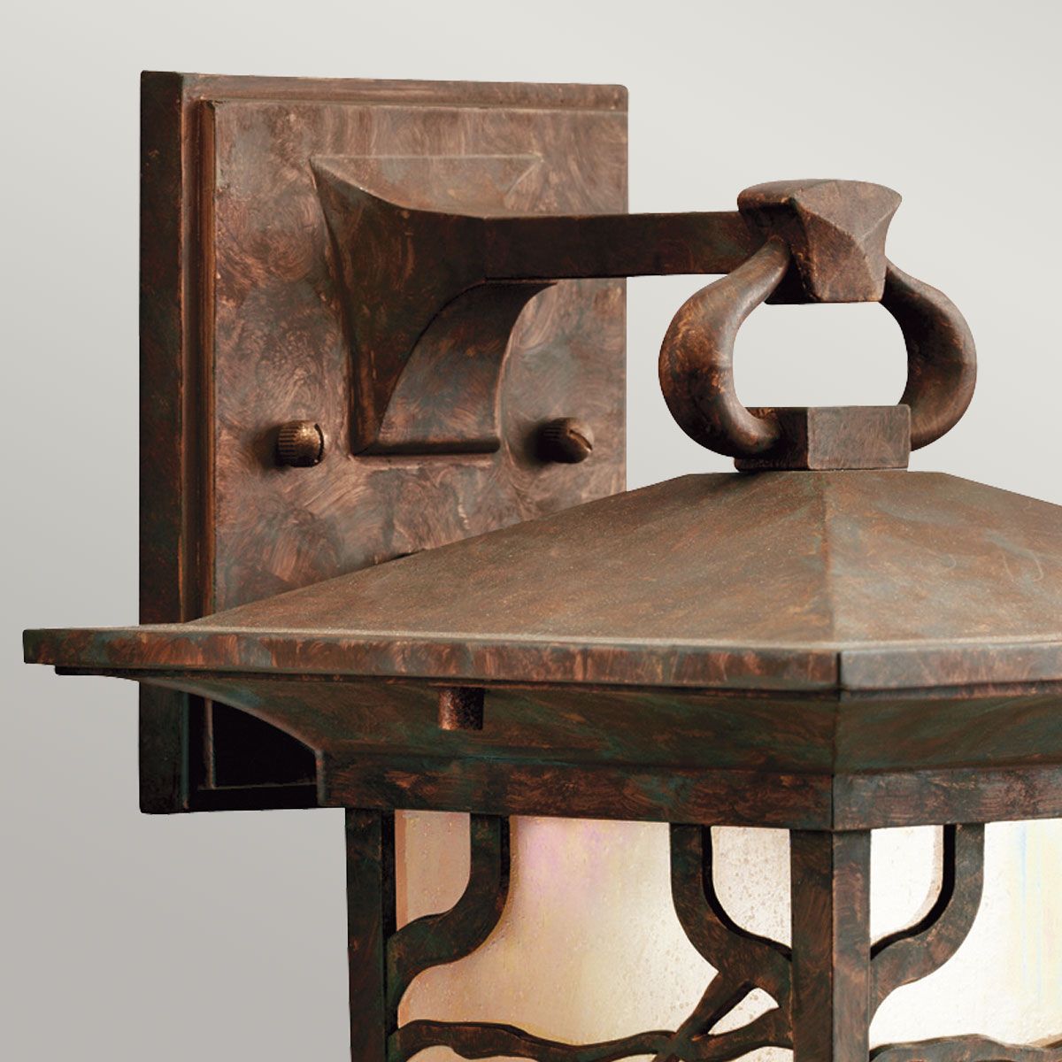 Morris 1 Light Medium Copper Outdoor Wall Lantern