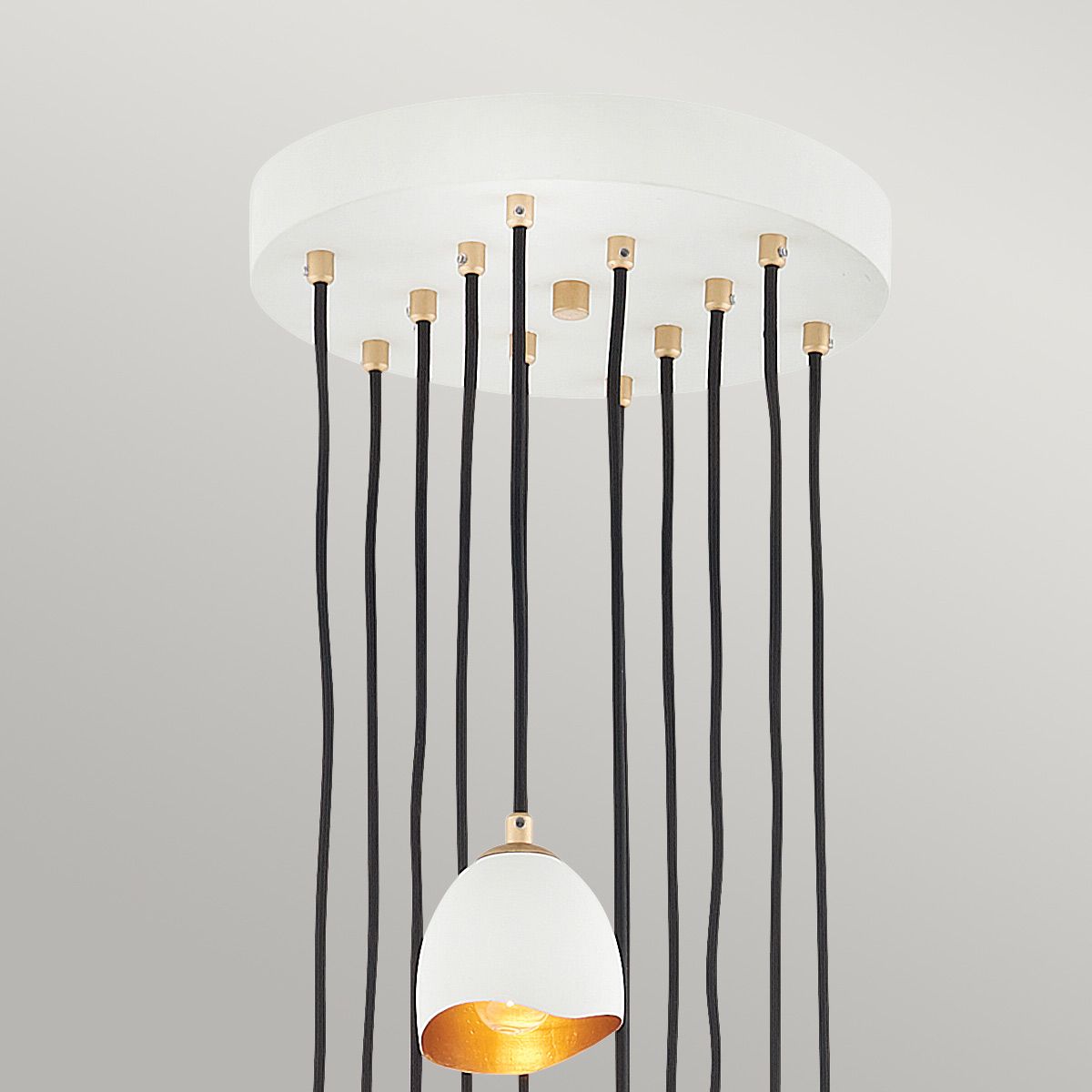Nula 12 Light Gold Modern Pendant